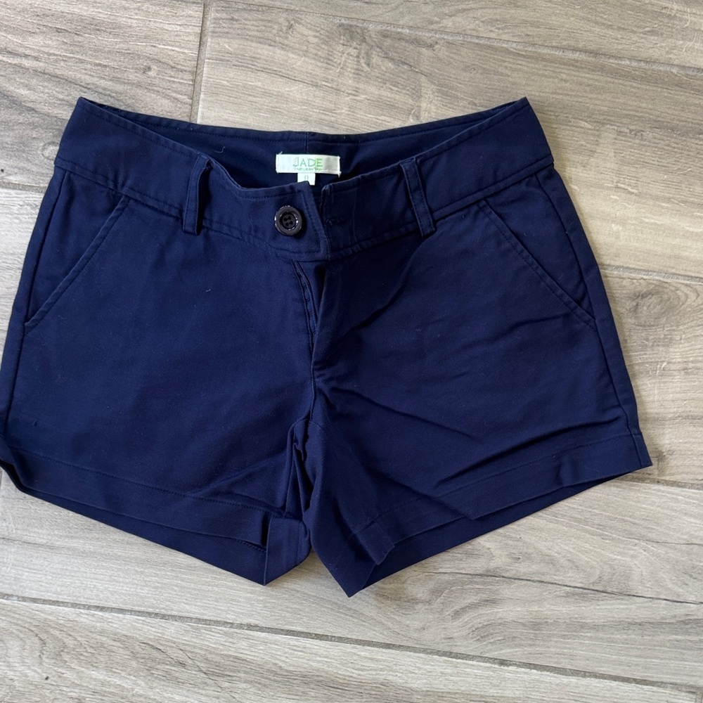 JADE Navy Women's Stretch Shorts